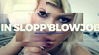 Ever tried a sloppy blowjob from hot busty brunette milf with deepthroat and titty fuck?