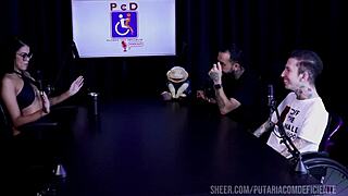 Bia Hot gets naughty in putaria interview Porn Cast Brazil part 4 😏