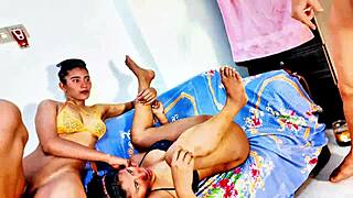 Hard Fuck Adventure Sexy Brunette Ffm