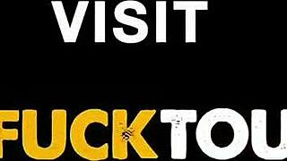 Busty amateur latina milf gets pov fucked rough on the sofa