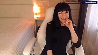 tamarra roman in sexy lingerie striptease and pussy vibing 04-09-2021