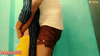 Come here, Jijaji said, slipping hand in my panties to heat me up before unstoppable chudayi session in bedroom.