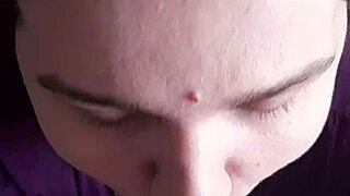 Curvy bbw milf craves big cock sucking cum facial blast