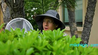 latina milf wife humiliates cuckold husband watching her big tits bounce hard