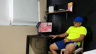 stepmom in miniskirt uh she fucks her pervy stepson doggystyle creampie!