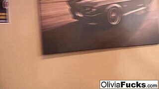 after sweaty workout i masturbate my pussy olivia austin style