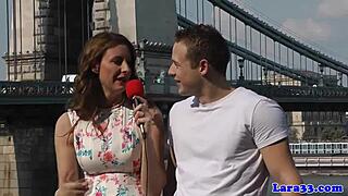 British Milf in Stockings Takes Hard Doggystyle Pounding!