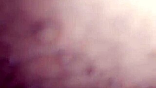 my friend's curvy ebony wife spreads wet pussy bed