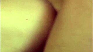 Blonde milf in lingerie heels gaping her asshole bent over on bed