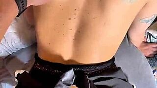 chilean couple 😍 bedroom cleaning turns anal fucking frenzy in sheer outfits full vid 💦🔥