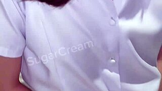 Pinay Student Uniform Hides Wet Pussy For Teacher's Rough Ride