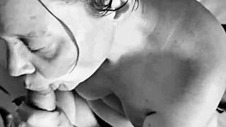 JE SUCE UNE BONNE BITES D'UN INCONNU ET LE FAIS JOUIR DANS MA BOUCHE!