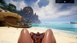 Curvy White Milf Alissa Battles Big Black Cock On Beach Riding To Orgasm