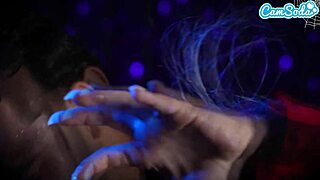 tiny tanned milf bent over watching boyfriend's werewolf bbc transformation fucks him doggystyle halloween special