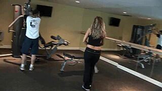 blonde milf mom gapes tits with cum after deepthroat doggystyle