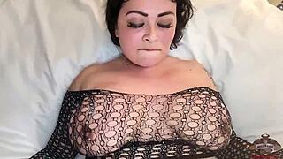 Latina Milf Housewife Takes Big Black Cock Doggystyle Cowgirl Hotel