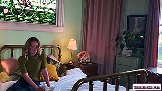 blonde stepmom spies stepteen masturbating 😏 fingering that hairy pussy together now? 👅💦