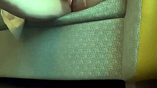 Milf Fingers Her Wet Pussy Close-Up