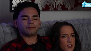 tiny tanned milf bent over watching boyfriend's werewolf bbc transformation fucks him doggystyle halloween special