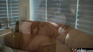 Thick curvy mom Lindsey Lee chokes on cock in rough first sextape fantasy