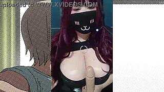 imagine fucking this goth bbw milf's huge natural tits she talks dirty joi instructions