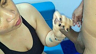 big bbc cures her chubby latina milf boredom with wild pounding