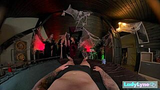 Hocus Pocus Halloween Witches Suck Ride Big Cocks At Ladylyne Group Orgy