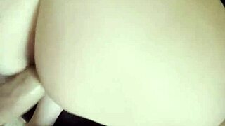 stepson chills on sofa stepmom bounces dick hard