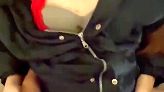 Chubby asian housewife wet pussy creampie fucked hard in bedroom