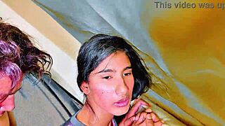 Uttaran20 Fucks Friend's Petite Girlfriend Threesome Doggystyle Creampie