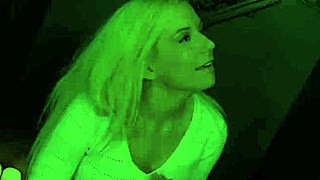 Horny Amateur Mommy Deepthroats Monster Cock Through Glory Hole Before Daddy Assfucking