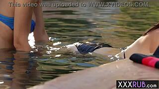 xxxrub com natalia starr licks jelena jensens pussy as swim coach massage turns lesbian