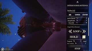 Big Ass Black Milf Indra Beach Fucks Jason's Huge White Cock!