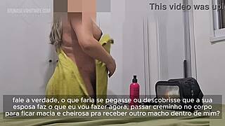 PREGNANT WIFE SUCKS AND FUCKS HUGE COCK AT SWINGERS HOUSE!