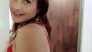 god, gina halime's red lingerie pov milf tits drowned in cum!