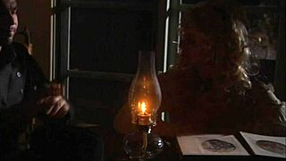 cowboy pounds hot shaved blonde teen pussy outdoors hard