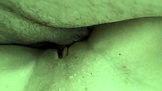 Daddy's Huge Creampie Fills Babysitter's Tight Pussy