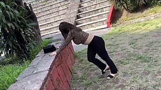 Michael Myers chase ends with me riding his cock creampie