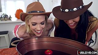 Young Stepmom Diana Grace Gianna Grey More Treats Than Tricks