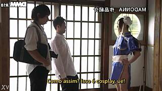 my friend's mom ayumi shinoda rocks sexy cosplay look