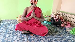 horny indian tantrik mata begs stepson to fuck her squirting pussy hardcore