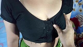 desi stepmom shakes big ass in dirty hindi fuck talk