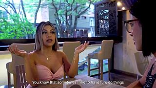 Stepmom teaches milf teen fuck in threesome?