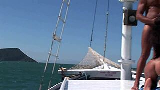 bold threesome big tits mommy doggystyle anal outdoor