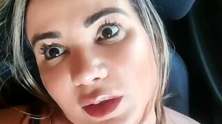 big clit latina slut fucked hard pov car outdoor pounding