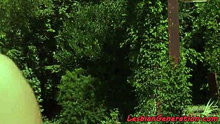 lovely teen gets fingered and orally pleased by mature outdoor closeup