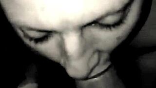 Watch This Milf Devour Monster White Cock Hungrily!