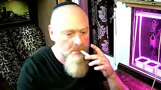 russian milf wife strips smokes laps dances doggy for monster cock