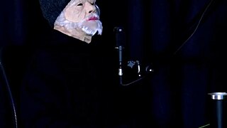 Tifany Rocha's wild swingers interview with vovo moai on sheer red lingerie