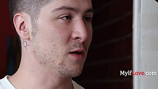 ebony milf skips ivf bills by fucking the gardener's huge black cock instead